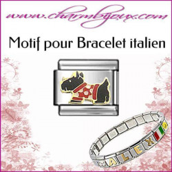  motif-chien-pour-bracelet-italien-acier-italian-charm-bracelet