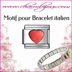  motif-coeur-rouge-pour-bracelet-italien-acier-italian-charm-bracelet