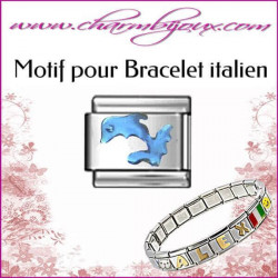  motif-dauphin-bleu-pour-bracelet-italien-acier-italian-charm-bracelet