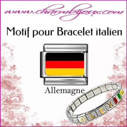  motif-drapeau-allemand-pour-bracelet-italien-acier-italian-charm-bracelet