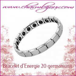 Bracelet Italien Energie santé avec 20 germaniums